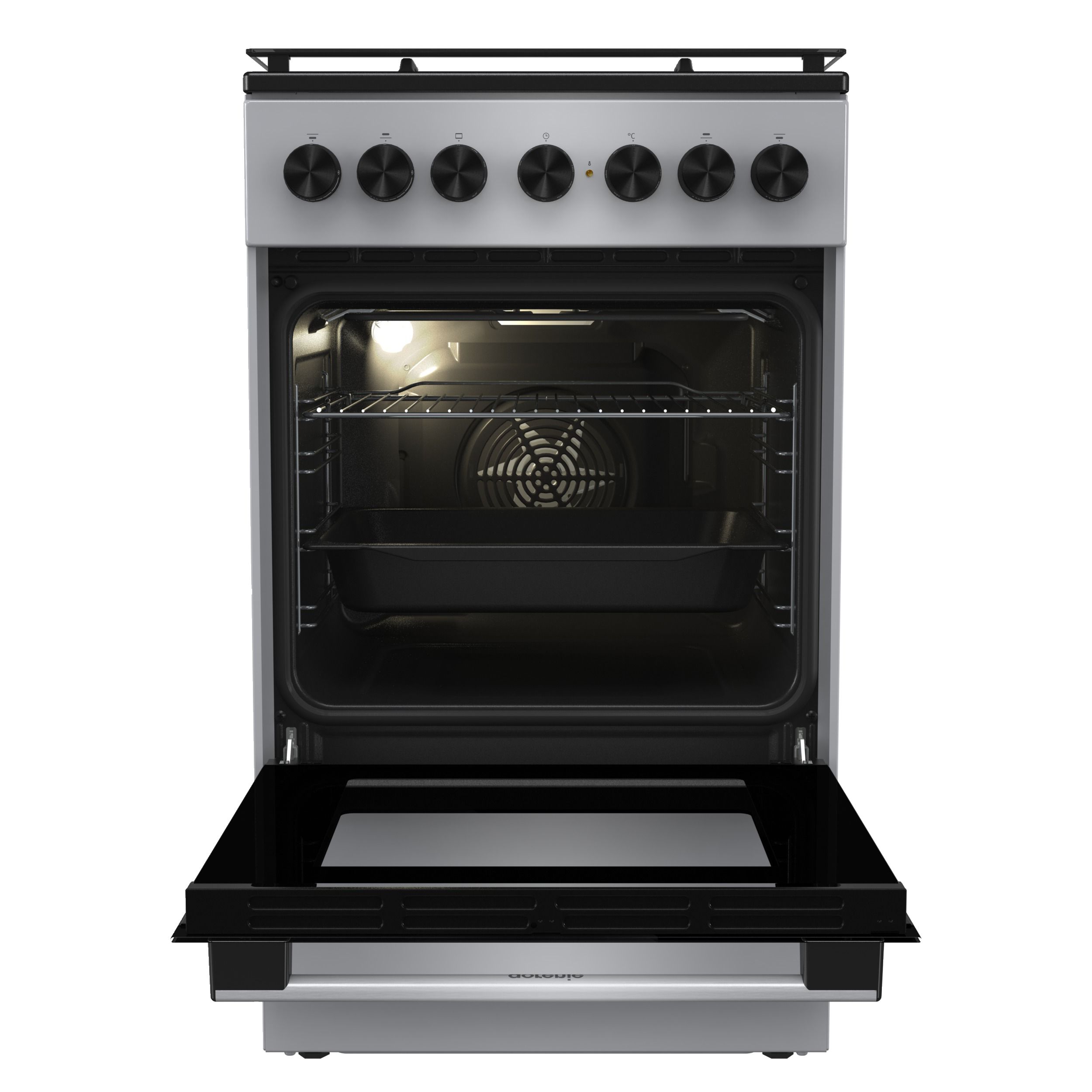Плита комбинированная Gorenje GK5B44SF, серебристый в TehnoAdept