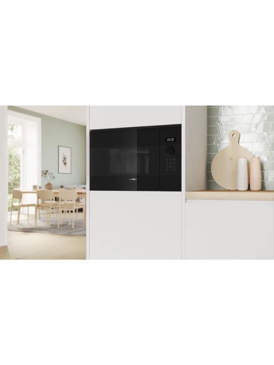 Микроволновая печь встраиваемая Bosch BFL524MB2, черный в TehnoAdept