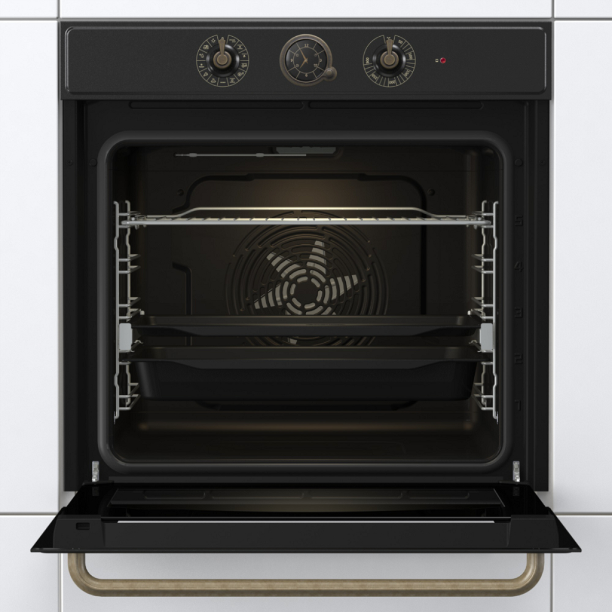 Духовой шкаф электрический Gorenje BOS67372CLB, черный в TehnoAdept