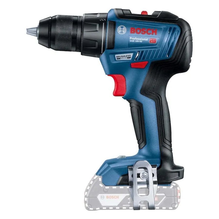 Дрель-шуруповерт аккумуляторная Bosch GSR 18V-50, арт. 06019H5006 (без АКБ и ЗУ) в TehnoAdept