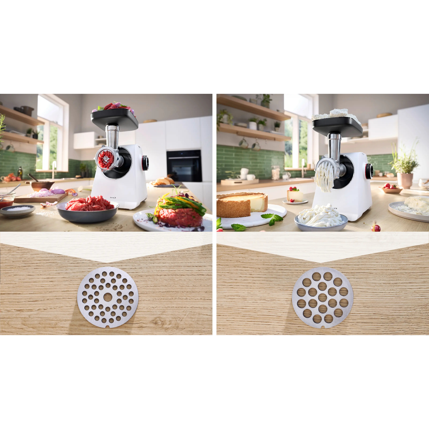 Мясорубка электрическая Bosch MFWS607W, белый в TehnoAdept