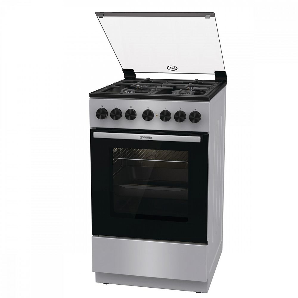 Плита комбинированная Gorenje GK5B44SF, серебристый в TehnoAdept