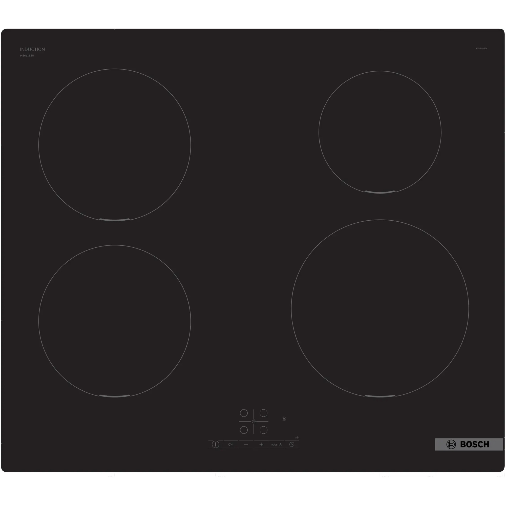 Варочная панель индукционная Bosch PIE611BB5E, черный в TehnoAdept