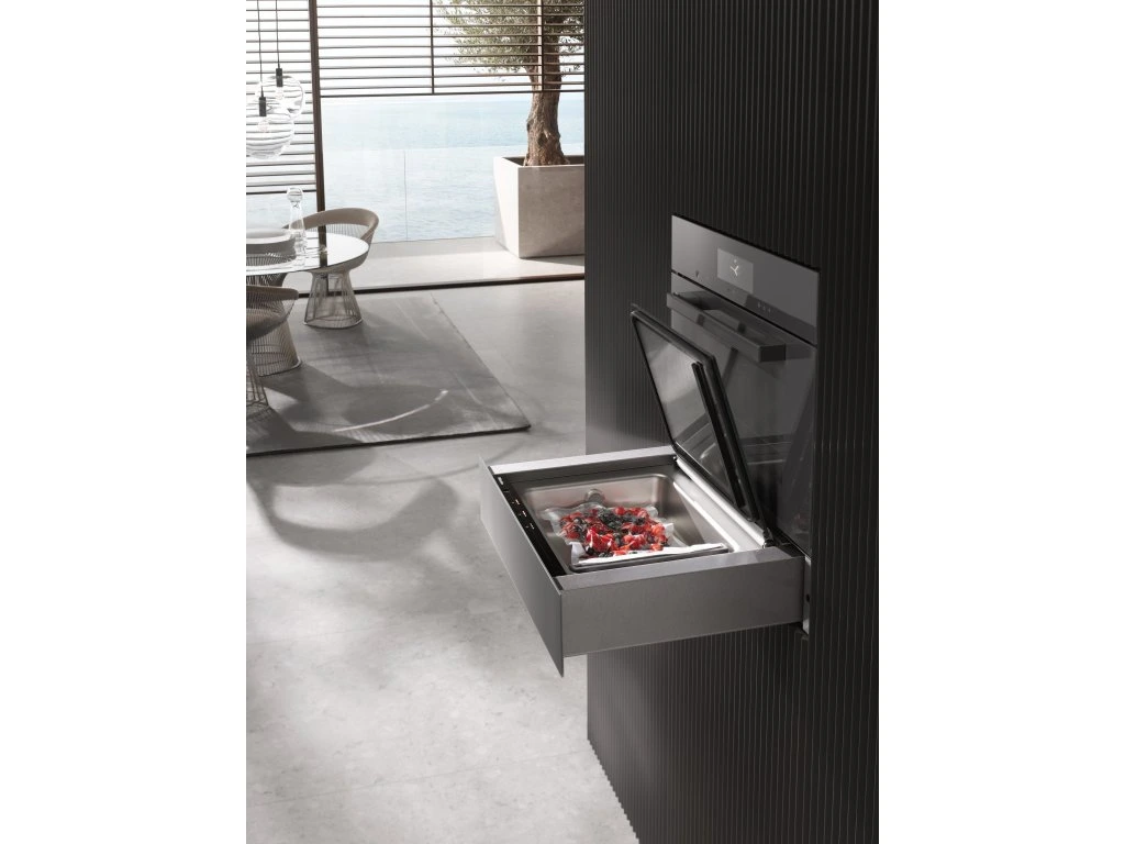 Вакууматор встраиваемый Miele EVS 7010 125 Gala Ed OBSW/MATT Obsidian Black Matt, черный матовый в TehnoAdept