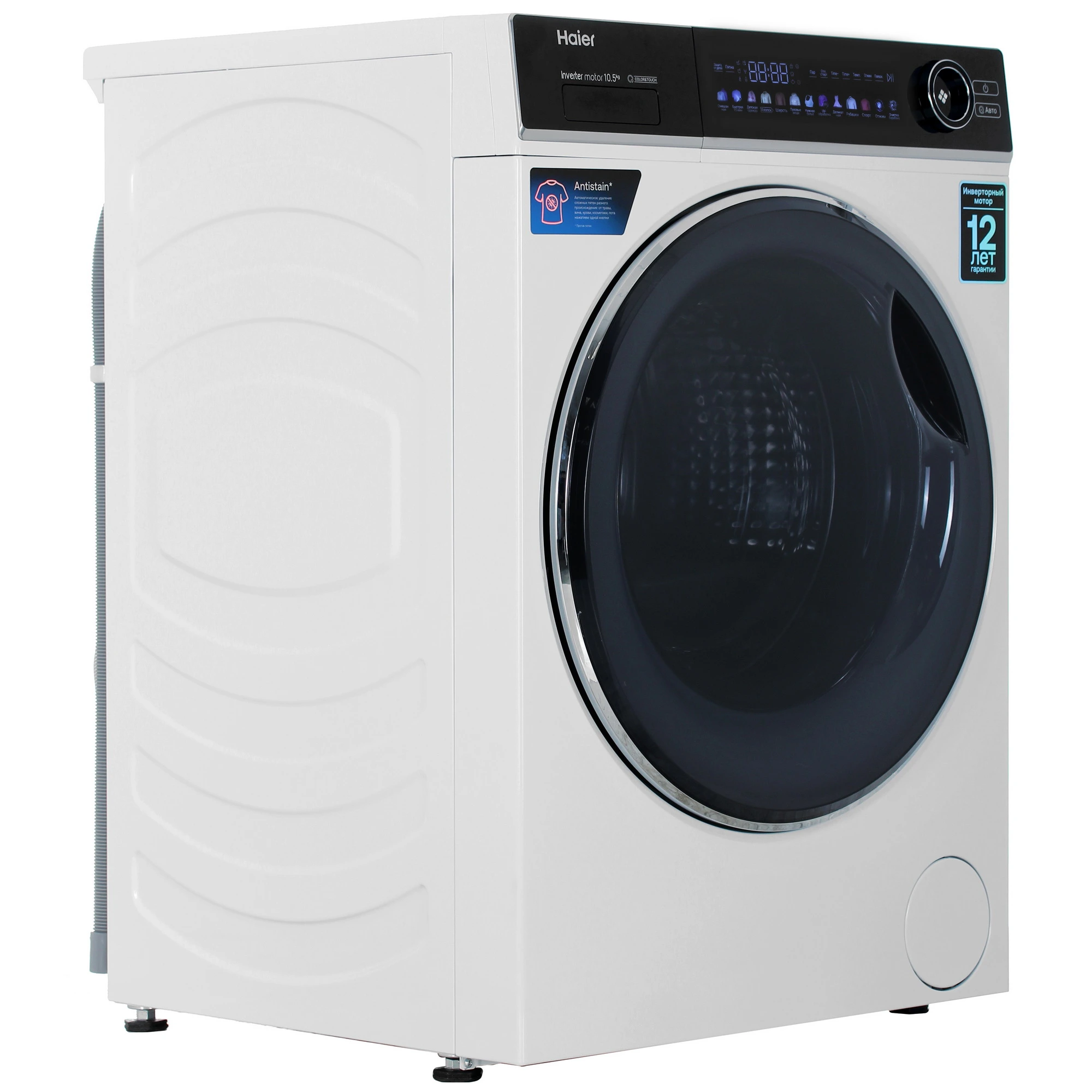 Стирально-сушильная машина Haier 336 (HW105-BP14336 + HD105-A2336 + соединит.элемент CK-2), белый в TehnoAdept