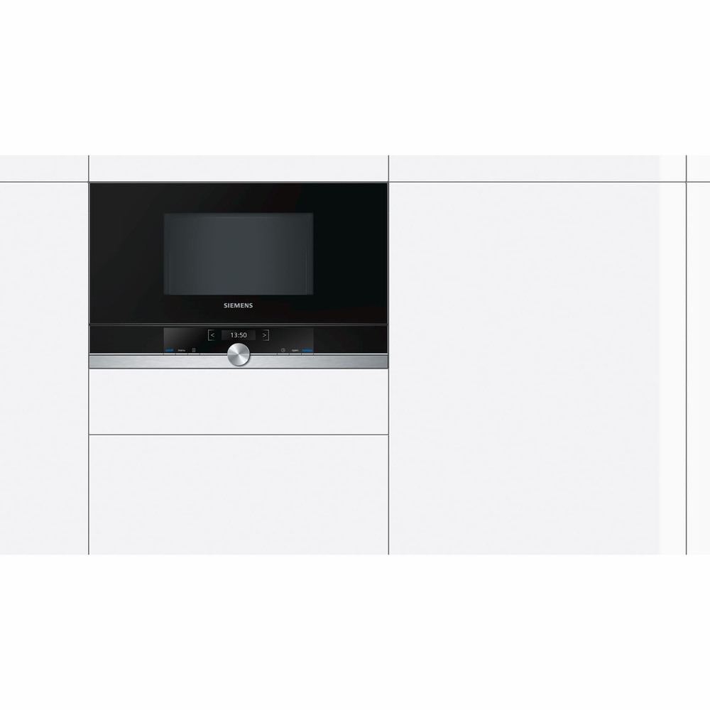 Микроволновая печь встраиваемая Siemens BF634LGS1, черный в TehnoAdept