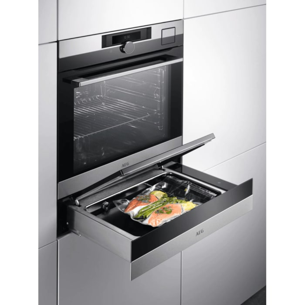 Вакууматор встраиваемый AEG KDK911423M, черный/ нержавеющая сталь в TehnoAdept