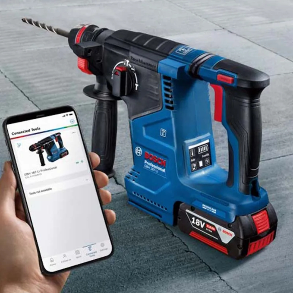 Перфоратор аккумуляторный BOSCH GBH 187-LI (без АКБ и ЗУ) в TehnoAdept