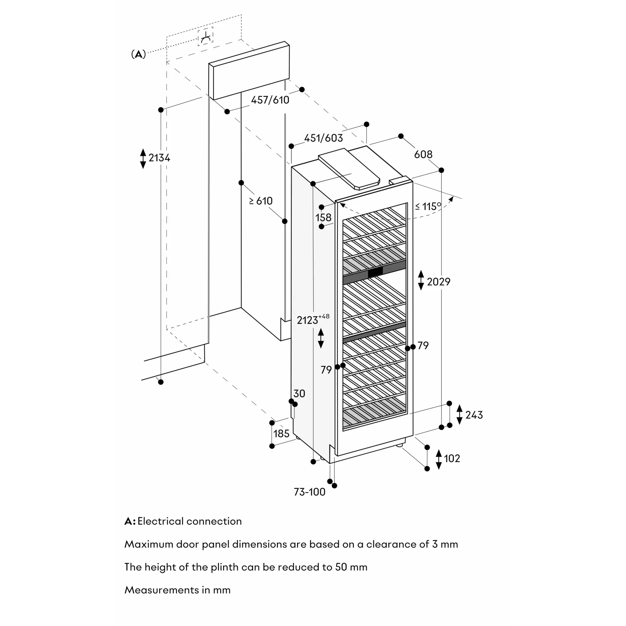 Винный шкаф встраиваемый Gaggenau RVW467170 в TehnoAdept