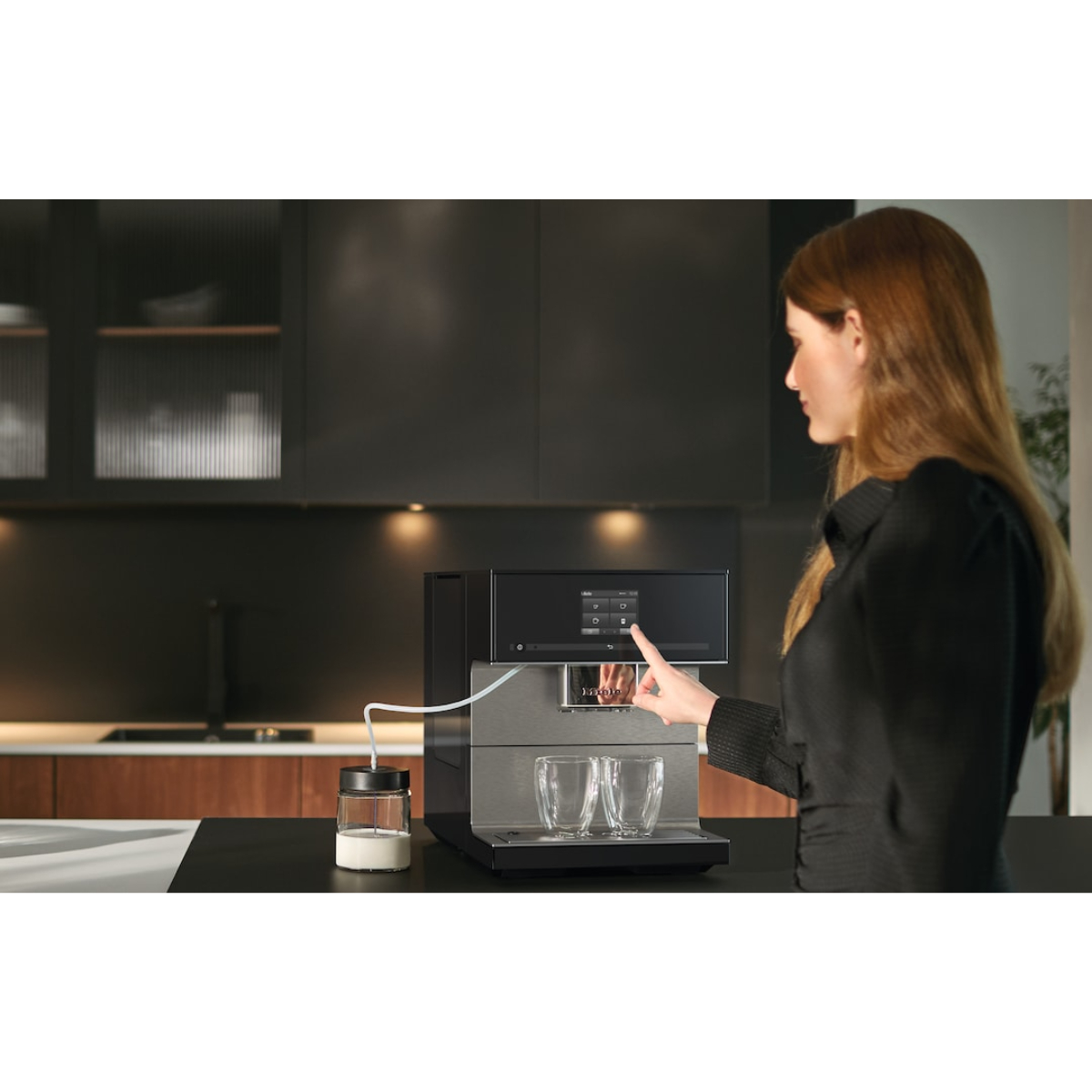 Кофемашина автоматическая Miele CM 7550 CoffeePassion OBSW Obsidian Black, черный обсидиан в TehnoAdept