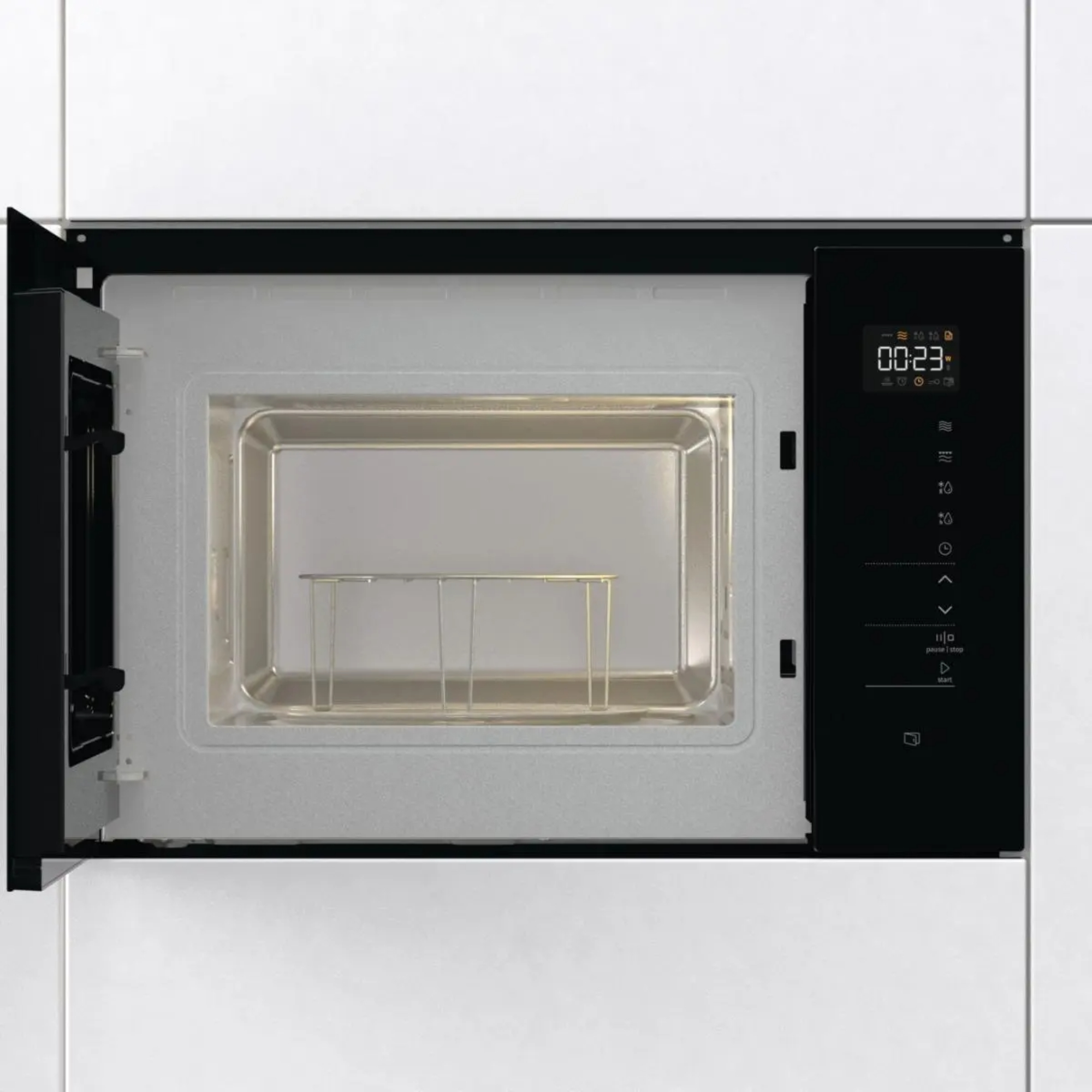 Микроволновая печь встраиваемая Gorenje BMI251SG3BG, черный в TehnoAdept