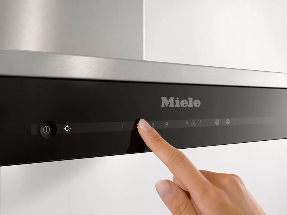 Вытяжка настенная Miele DA 6698 W Puristic Edition 6000 EDST Stainless Steel, нержавеющая сталь в TehnoAdept