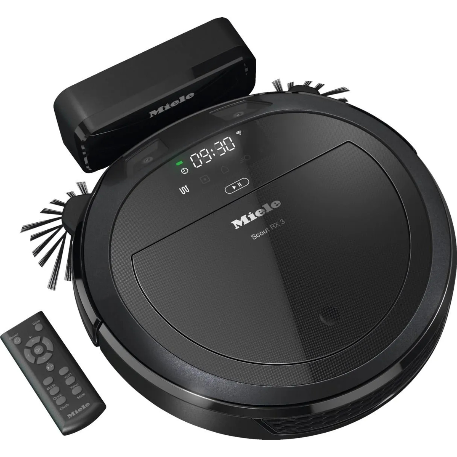 Робот-пылесос Miele Scout RX3 OBSW Obsidian Black, черный обсидиан в TehnoAdept