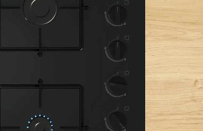 Варочная панель газовая Bosch POP6B6K30, черный в TehnoAdept