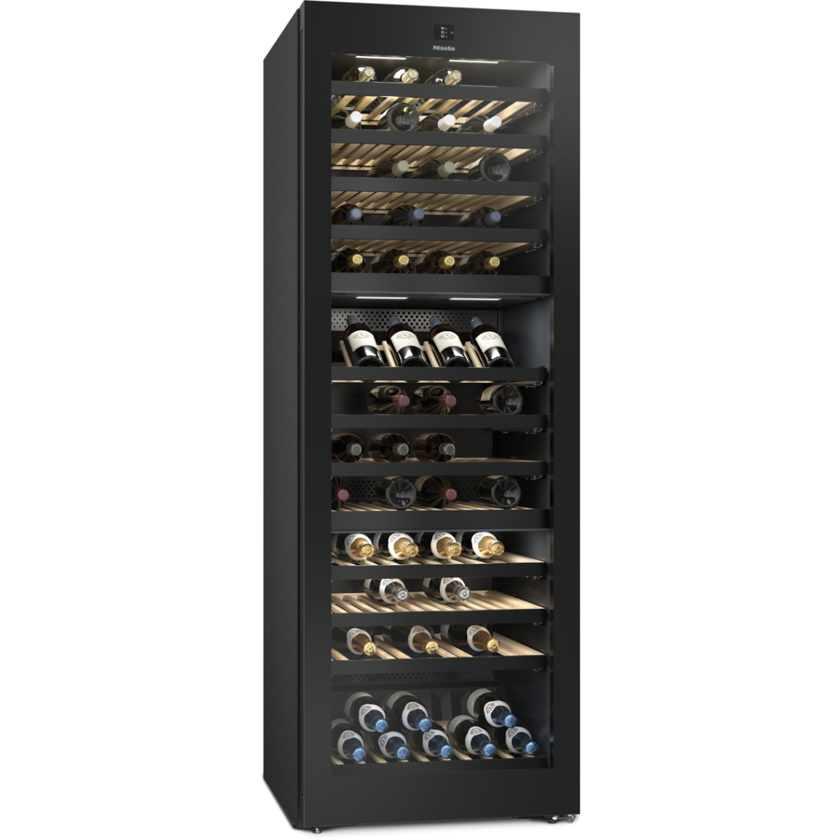 Винный шкаф Miele KWT 4995 F OBSW Obsidian Black/Glass, черный обсидиан/стекло в TehnoAdept