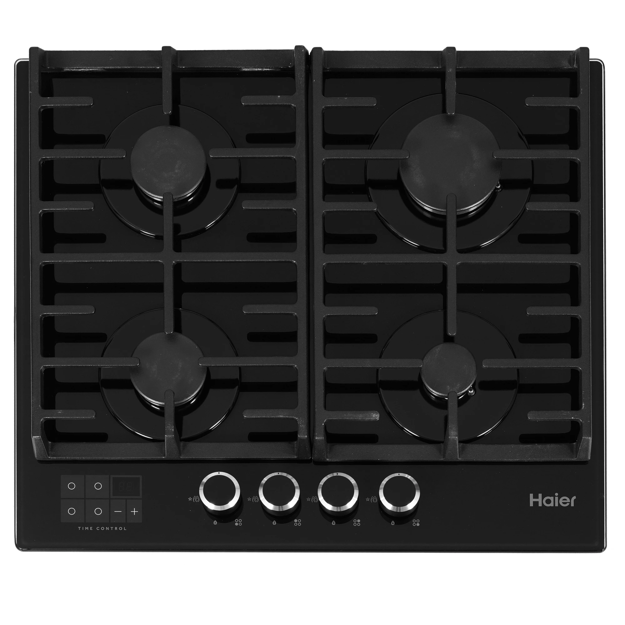 Варочная панель газовая Haier HHX-G64CNSB, черный в TehnoAdept