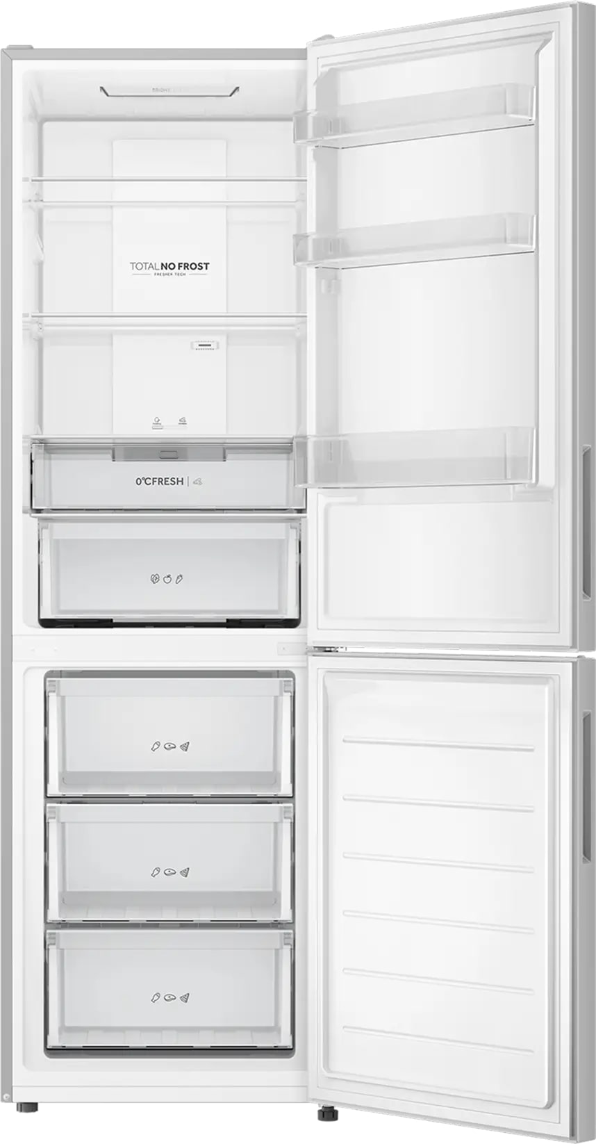 Холодильник Haier CEF536CSG, серебристый в TehnoAdept