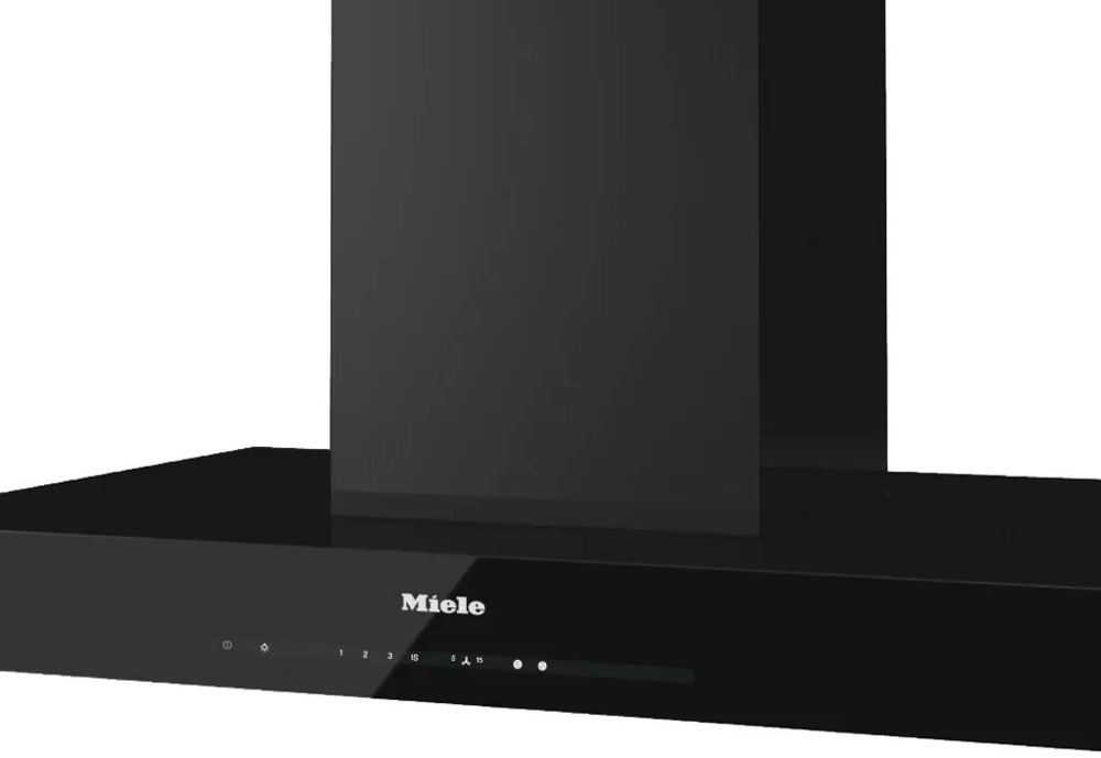 Вытяжка настенная Miele DA 6698 W Puristic Edition 6000 OBSW Obsidian Black, черный обсидиан в TehnoAdept