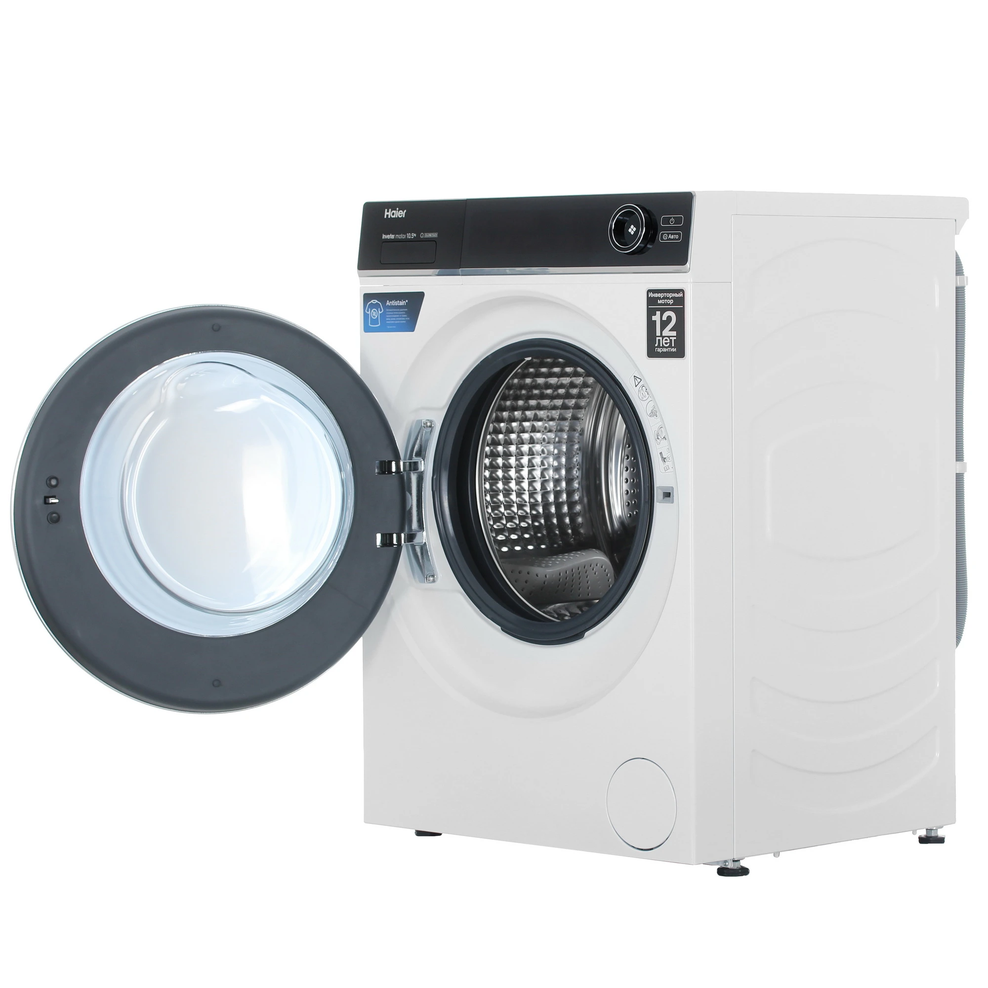 Стирально-сушильная машина Haier 336 (HW105-BP14336 + HD105-A2336 + соединит.элемент CK-2), белый в TehnoAdept