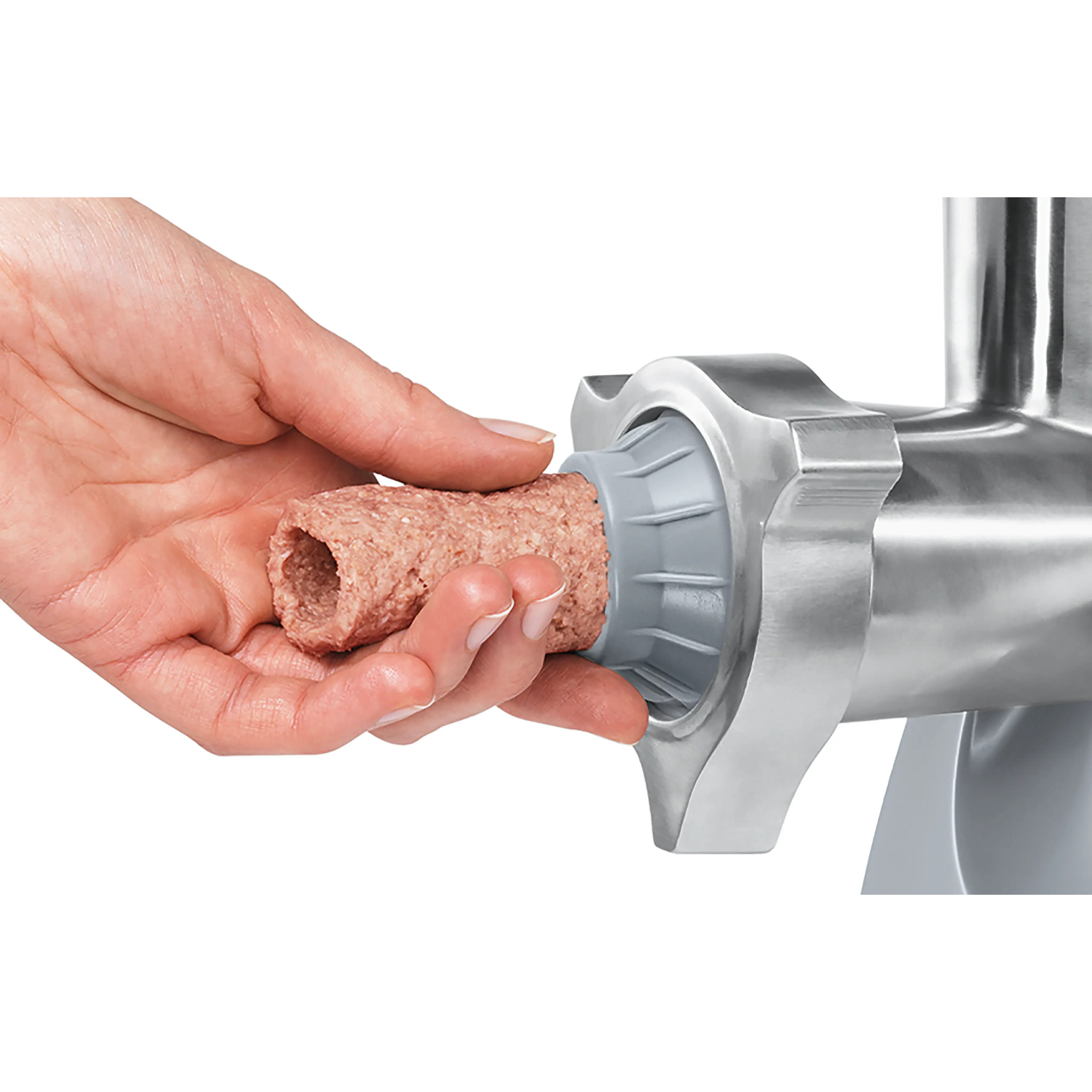 Мясорубка электрическая Bosch MFW45020, белый/серый в TehnoAdept