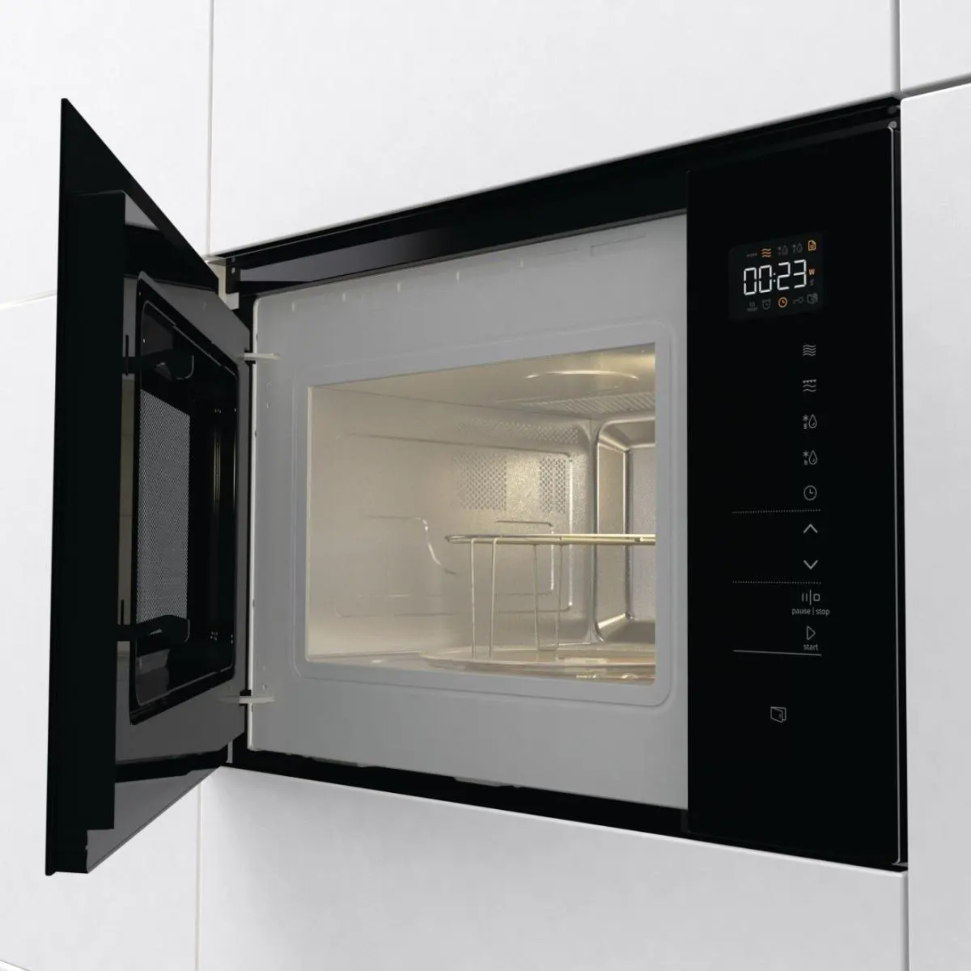 Микроволновая печь встраиваемая Gorenje BMI251SG3BG, черный в TehnoAdept
