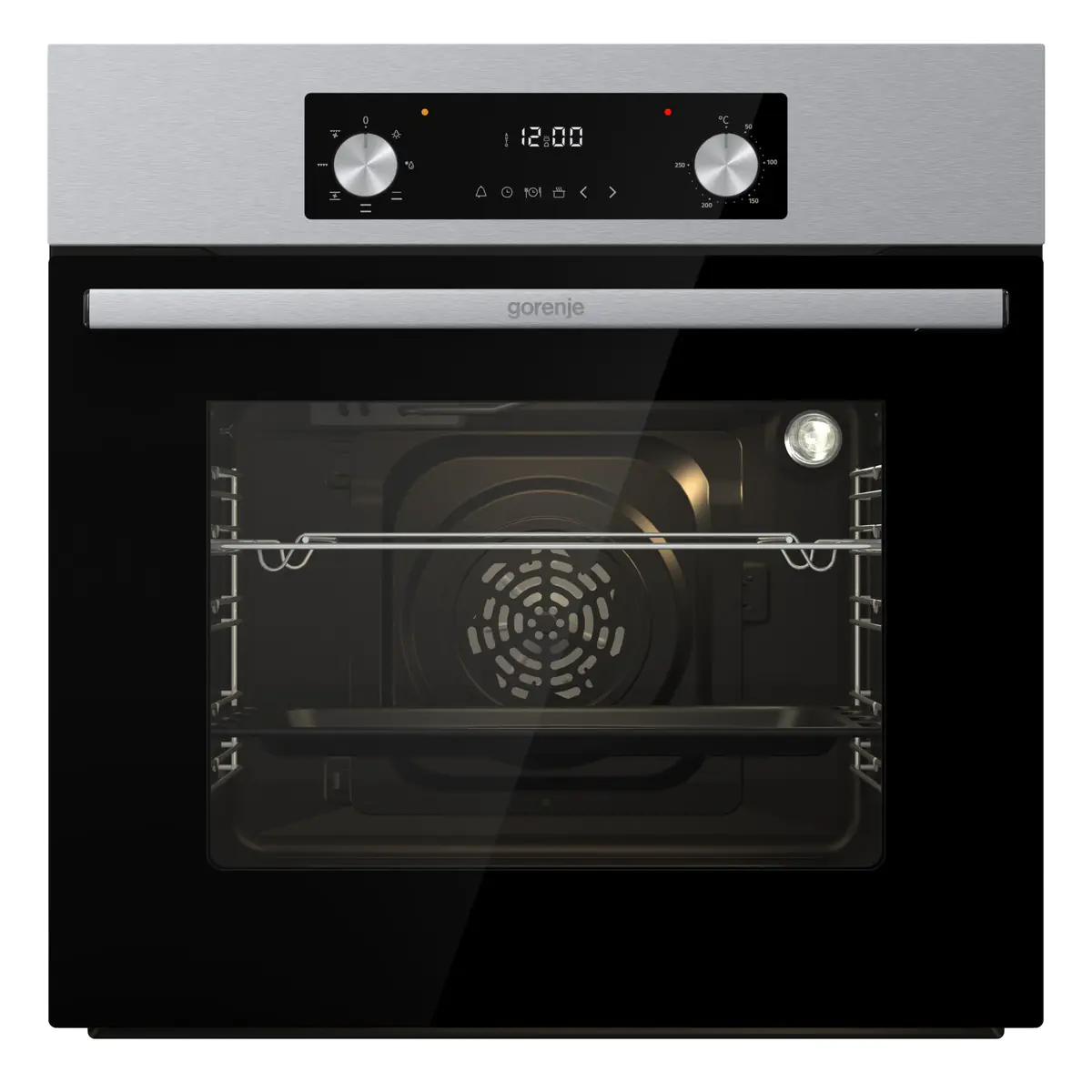 Духовой шкаф электрический Gorenje BO6635E01X, черный в TehnoAdept