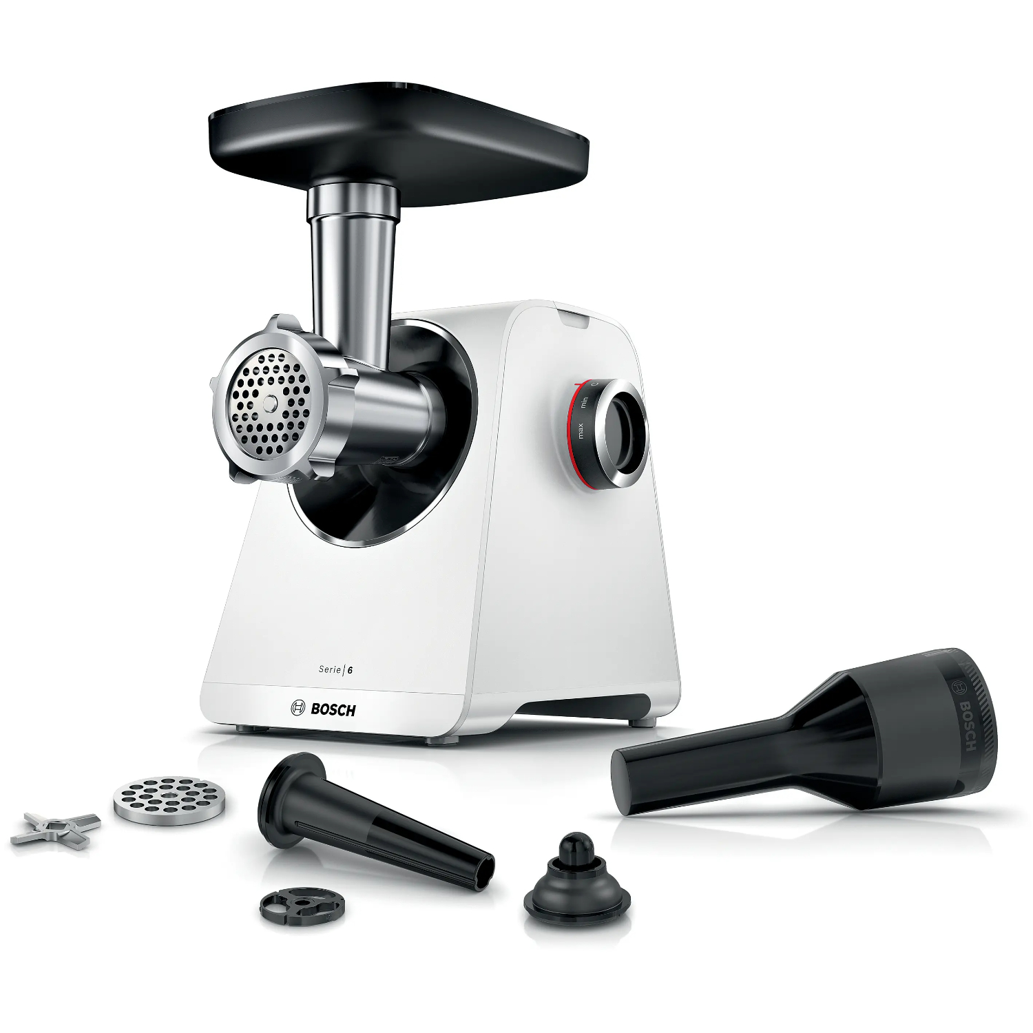 Мясорубка электрическая Bosch MFWS607W, белый в TehnoAdept