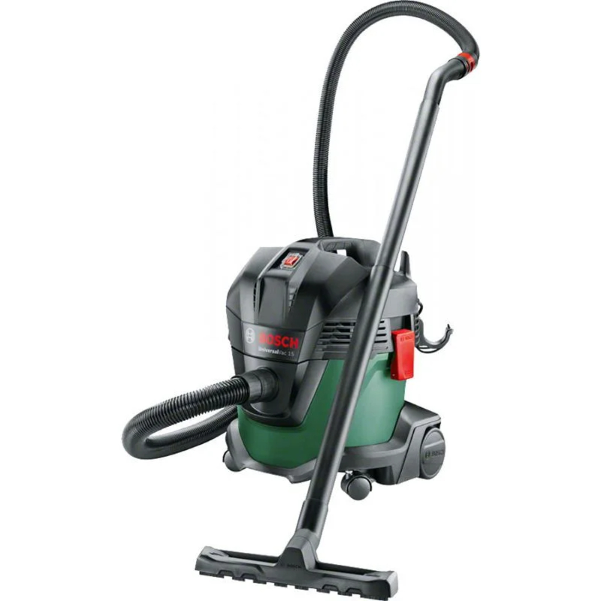 Пылесос строительный Bosch UniversalVac 15 (06033D1100), зеленый в TehnoAdept