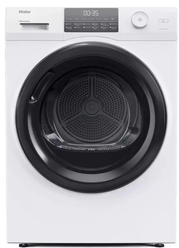 Стирально-сушильная машина Haier 959 (HW90-BP14959 + HD90-A2959 + соединит.элемент), белый в TehnoAdept