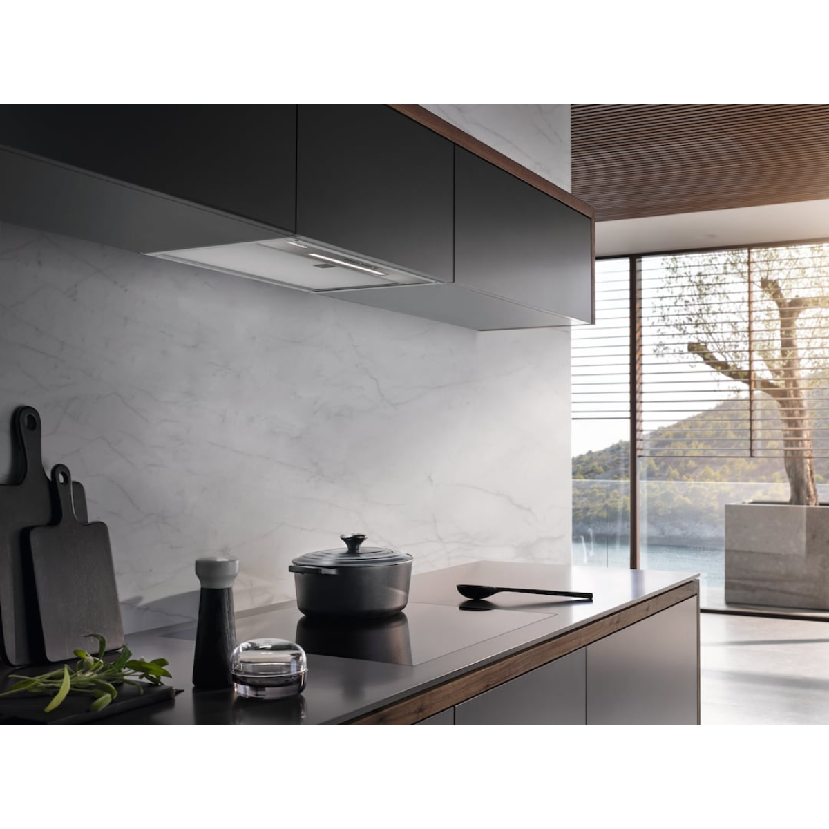 Вытяжка встраиваемая Miele DAE 1530 EDST Stainless Steel, нержавеющая сталь в TehnoAdept