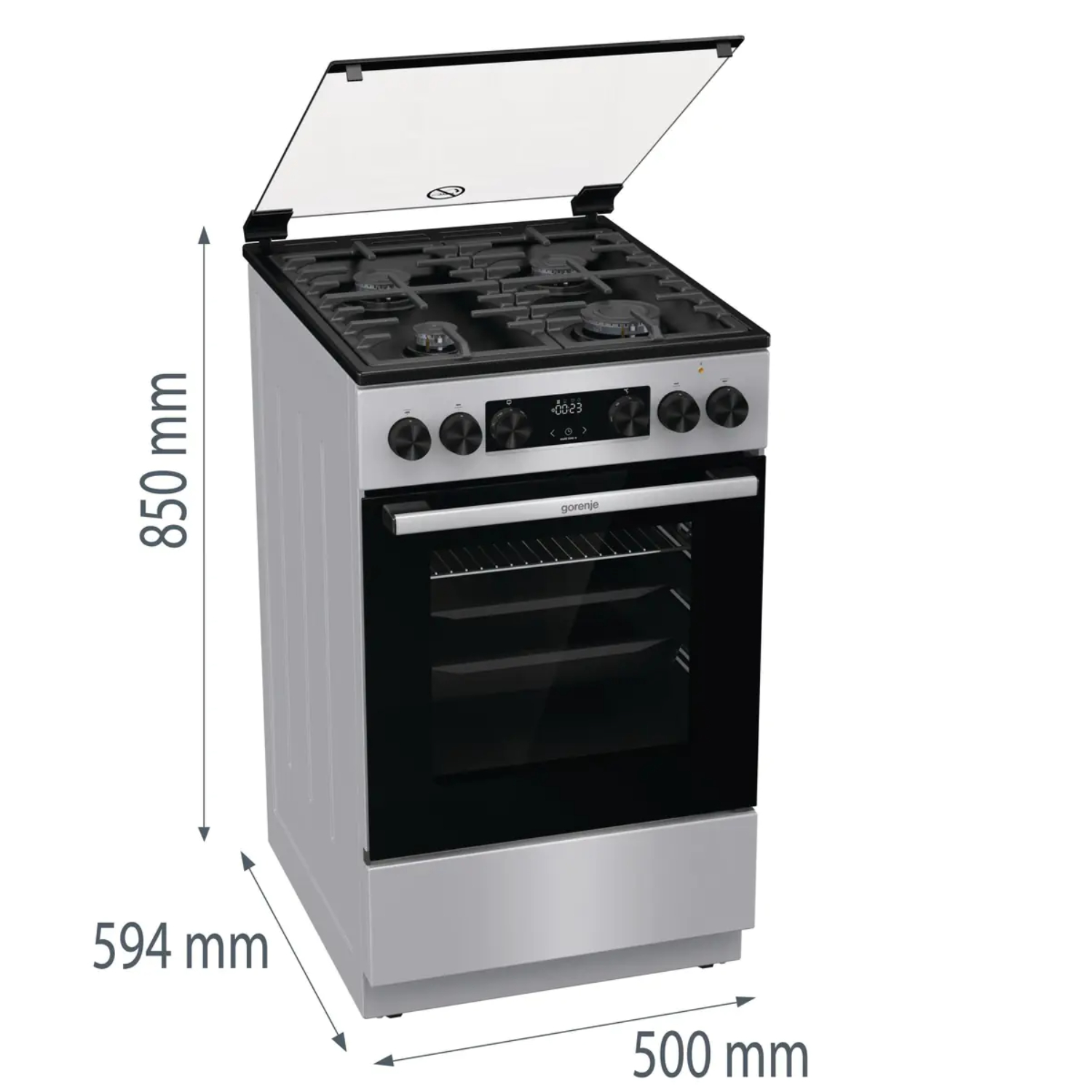 Плита комбинированная Gorenje GK5C41SF, серый в TehnoAdept