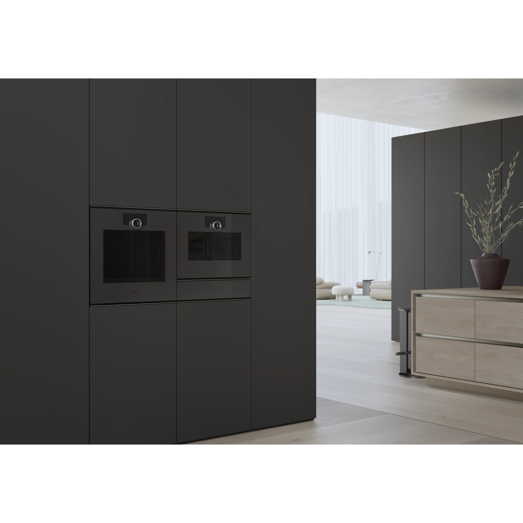 Духовой шкаф электрический Gaggenau GO251100, черный в TehnoAdept