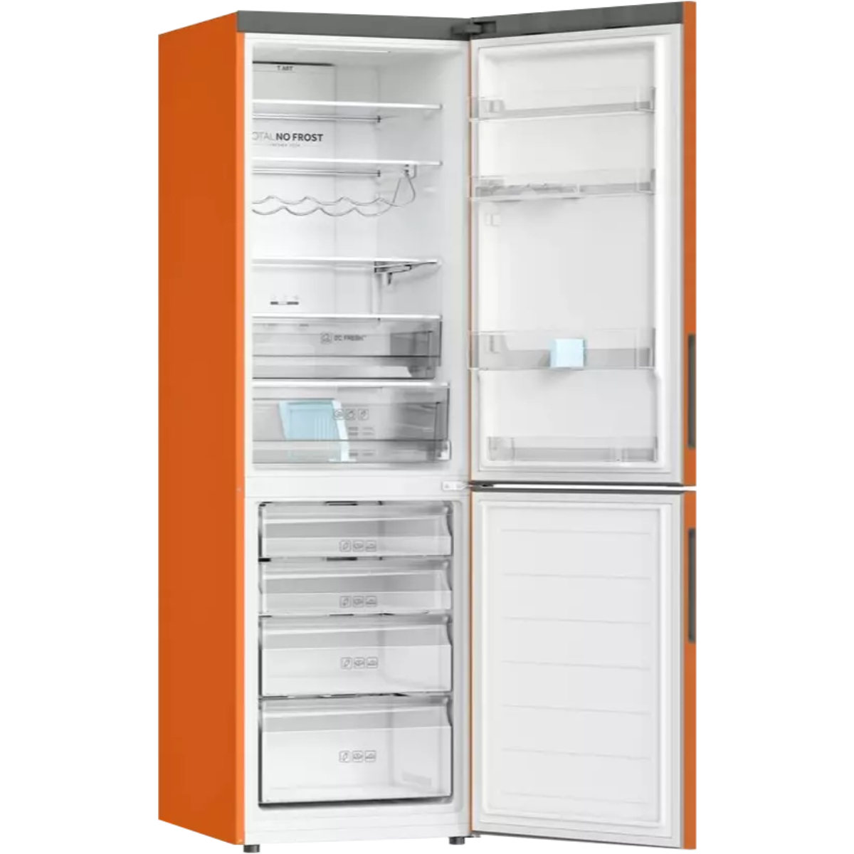 Холодильник Haier C2F636CORGU1, оранжевый в TehnoAdept