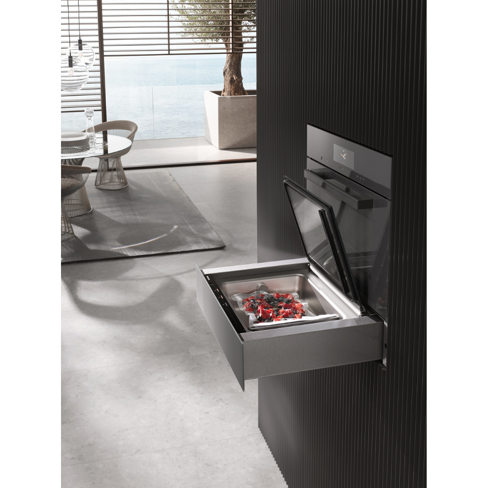 Вакууматор встраиваемый Miele EVS 7010 OBSW Obsidian Black, черный обсидиан в TehnoAdept