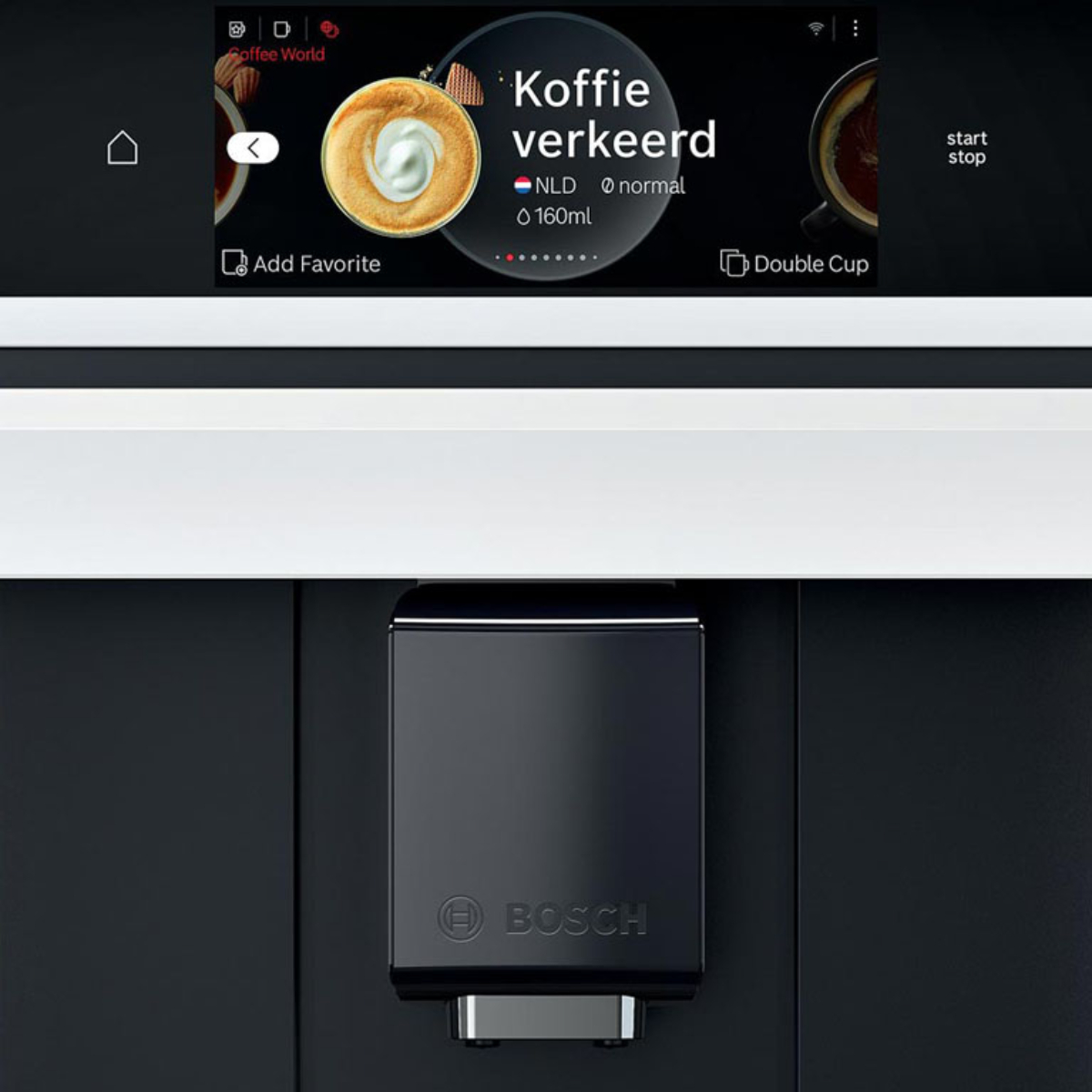 Кофемашина автоматическая встраиваемая Bosch CTL7181W0, белый в TehnoAdept