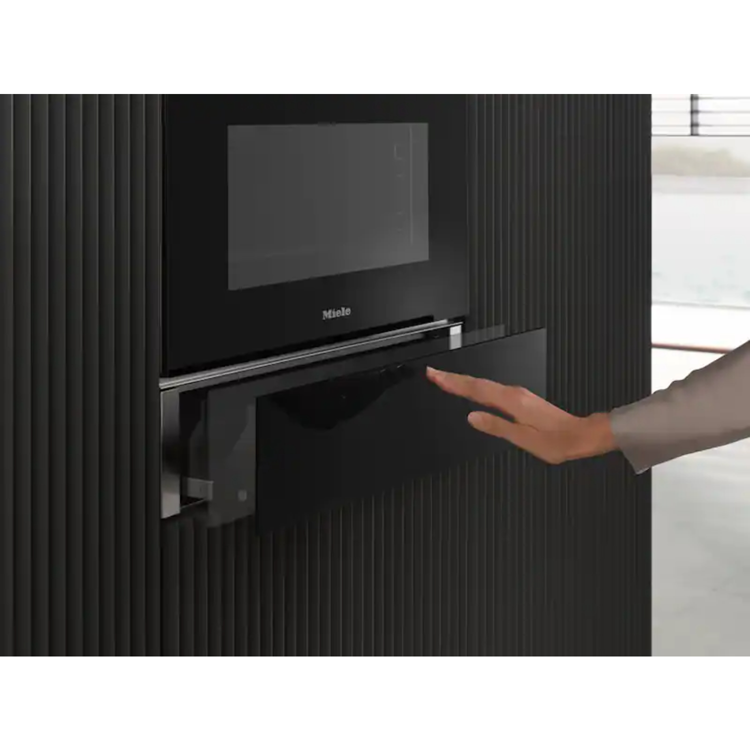 Подогреватель посуды Miele ESW 7030 OBSW Obsidian Black, черный обсидиан в TehnoAdept