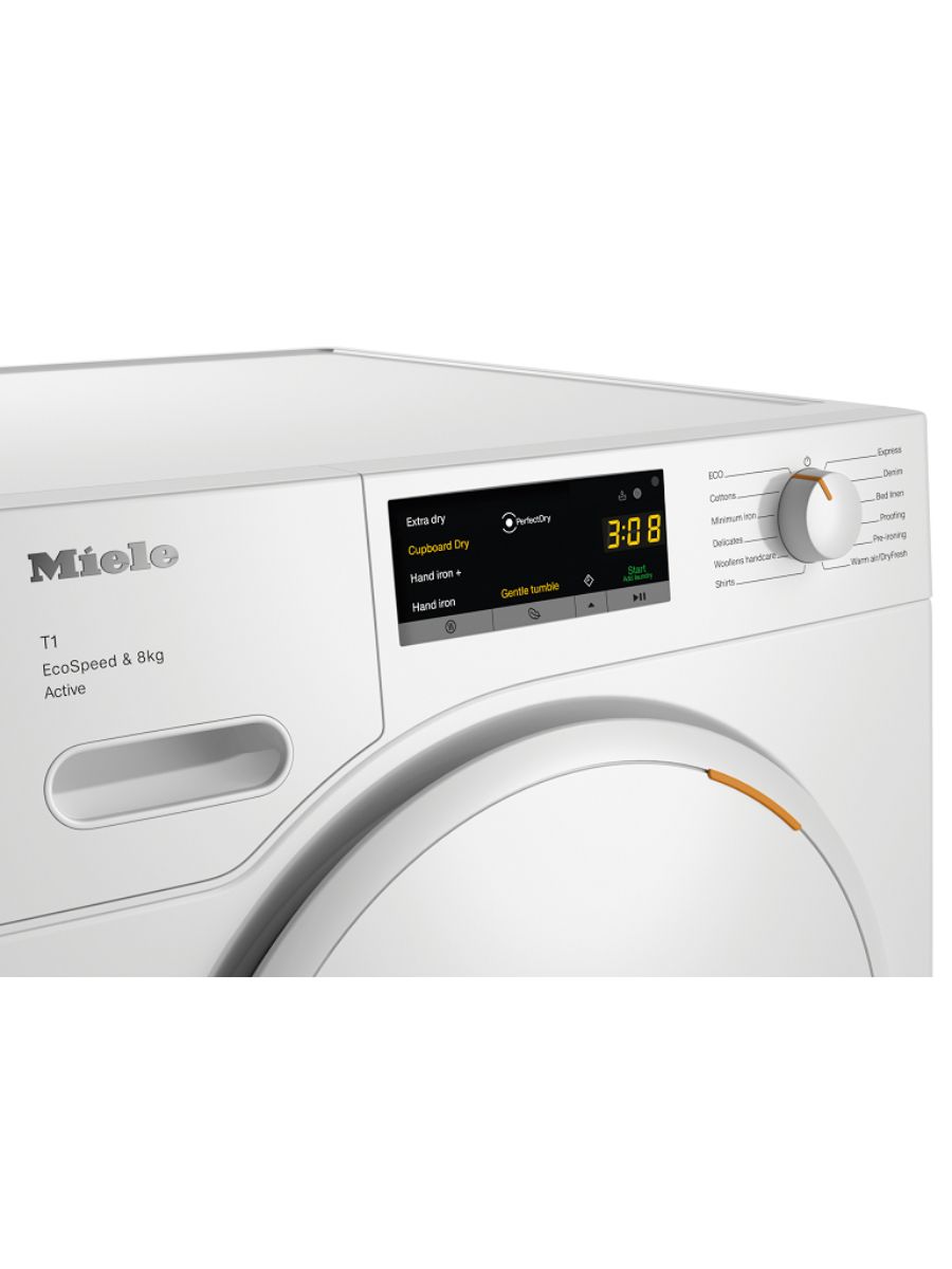 Сушильная машина Miele TWA520WP 8kg Active LOWE Lotus White, белый лотос в TehnoAdept