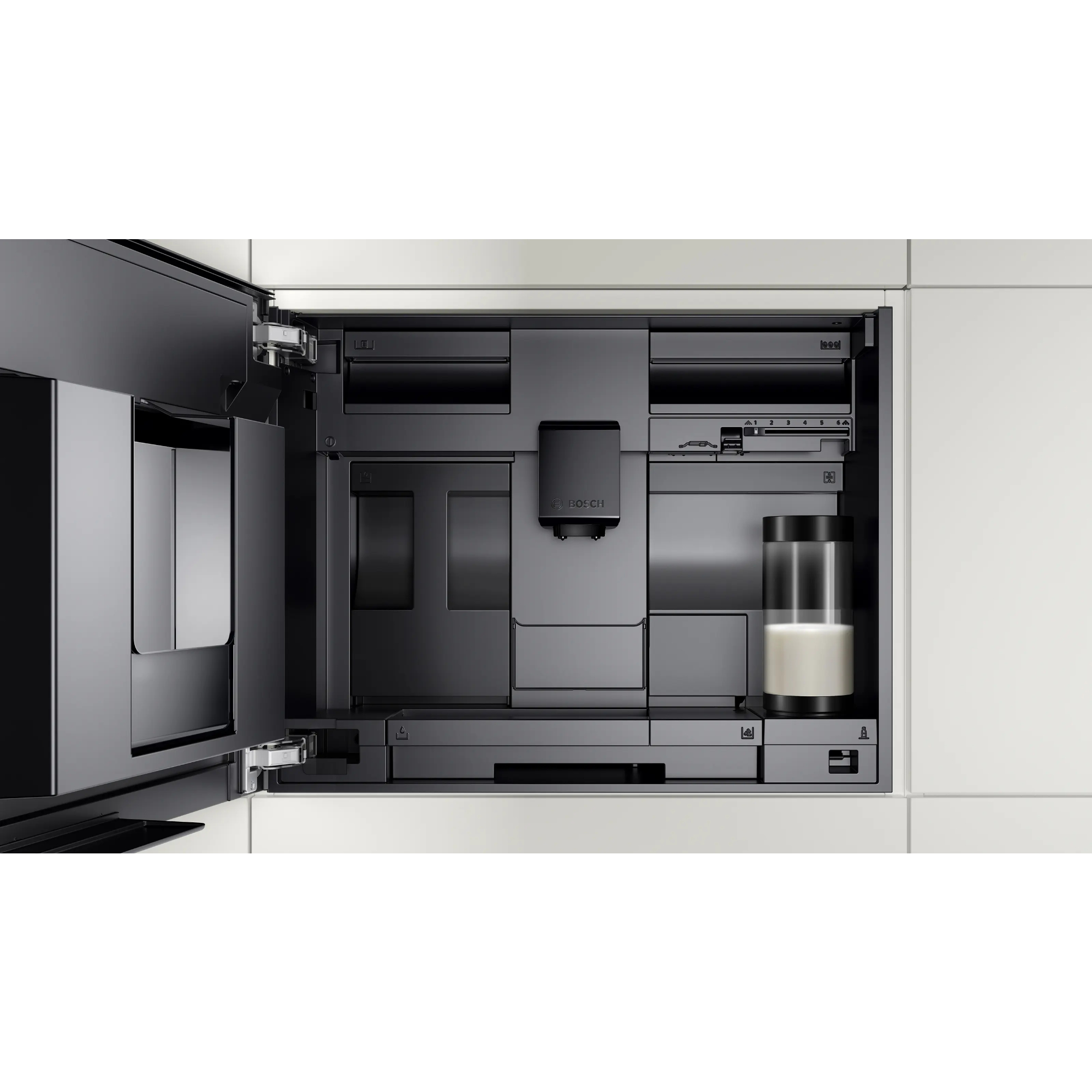 Кофемашина автоматическая встраиваемая Bosch CTL9181D0, черный в TehnoAdept