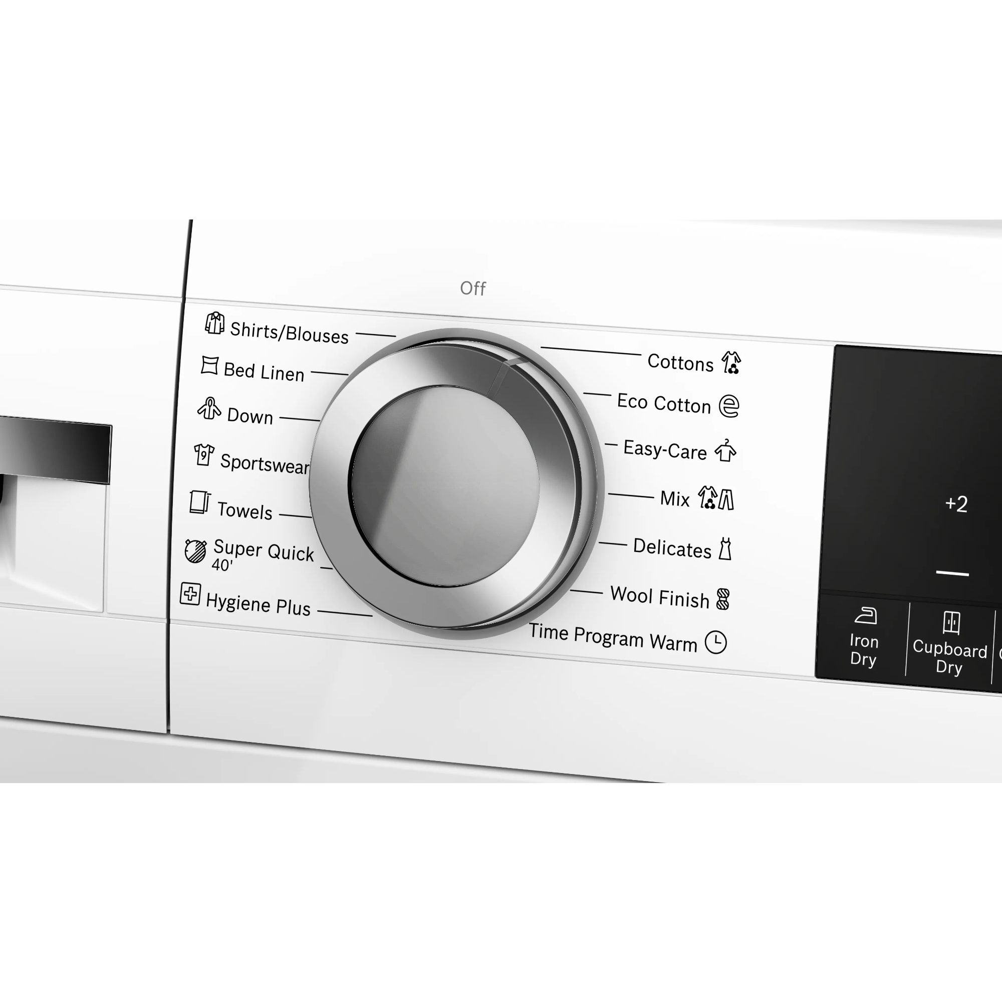 Сушильная машина Bosch WQG24591BY, белый в TehnoAdept