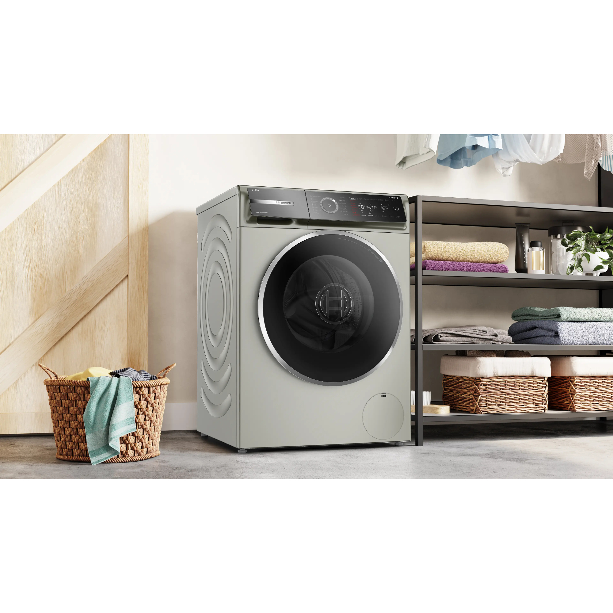 Стиральная машина Bosch WGB256AXME, серебристый в TehnoAdept
