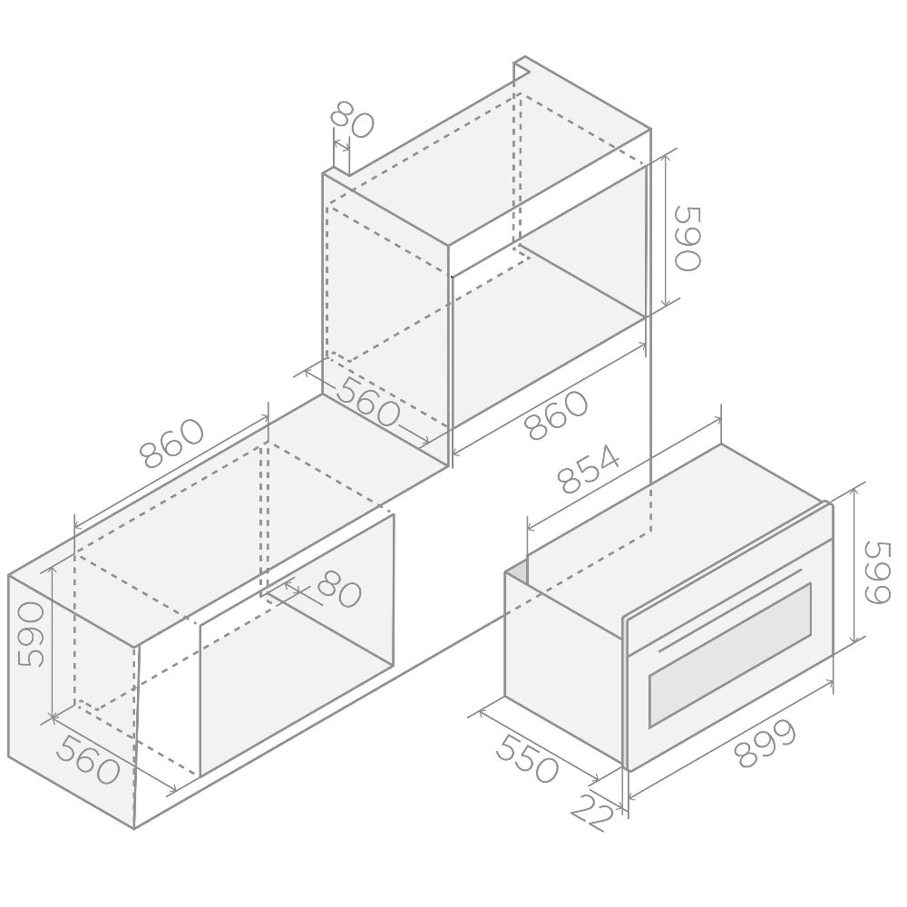 Духовой шкаф электрическая Elica VIRTUS MULTI 90 TFT BL (PRF0191768A), черный в TehnoAdept