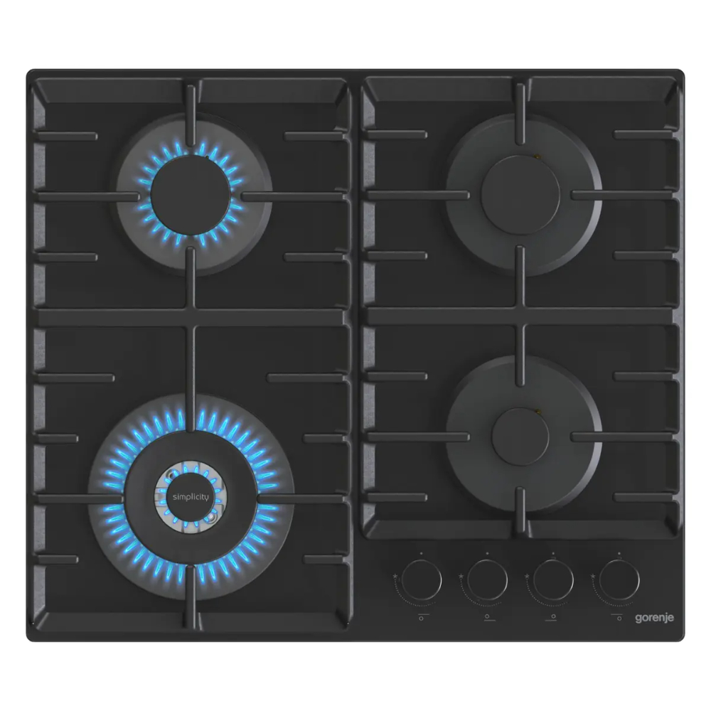 Варочная панель газовая Gorenje GTW642SYB, черный в TehnoAdept