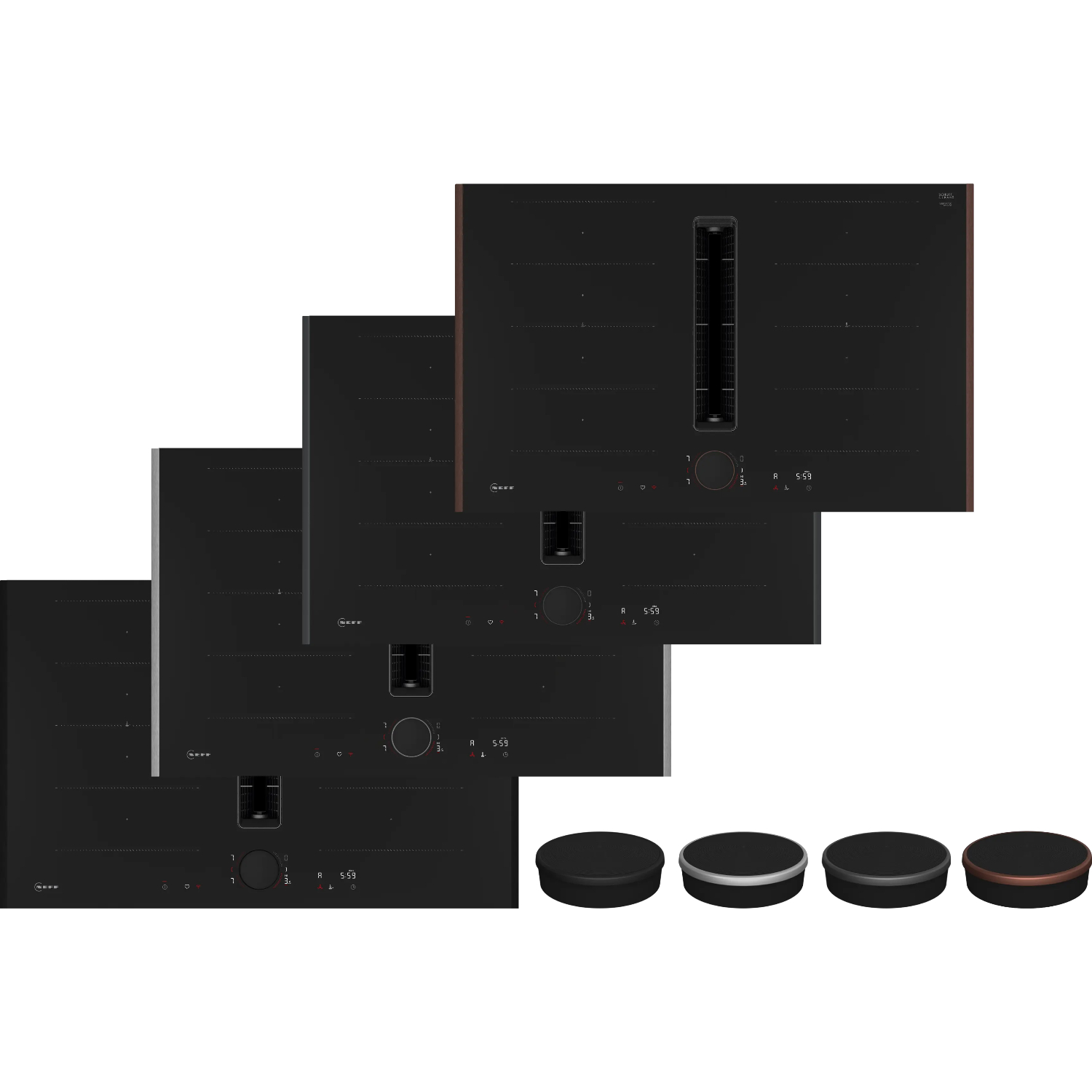 Варочная панель индукционная Neff V68YYX4C0, черный в TehnoAdept