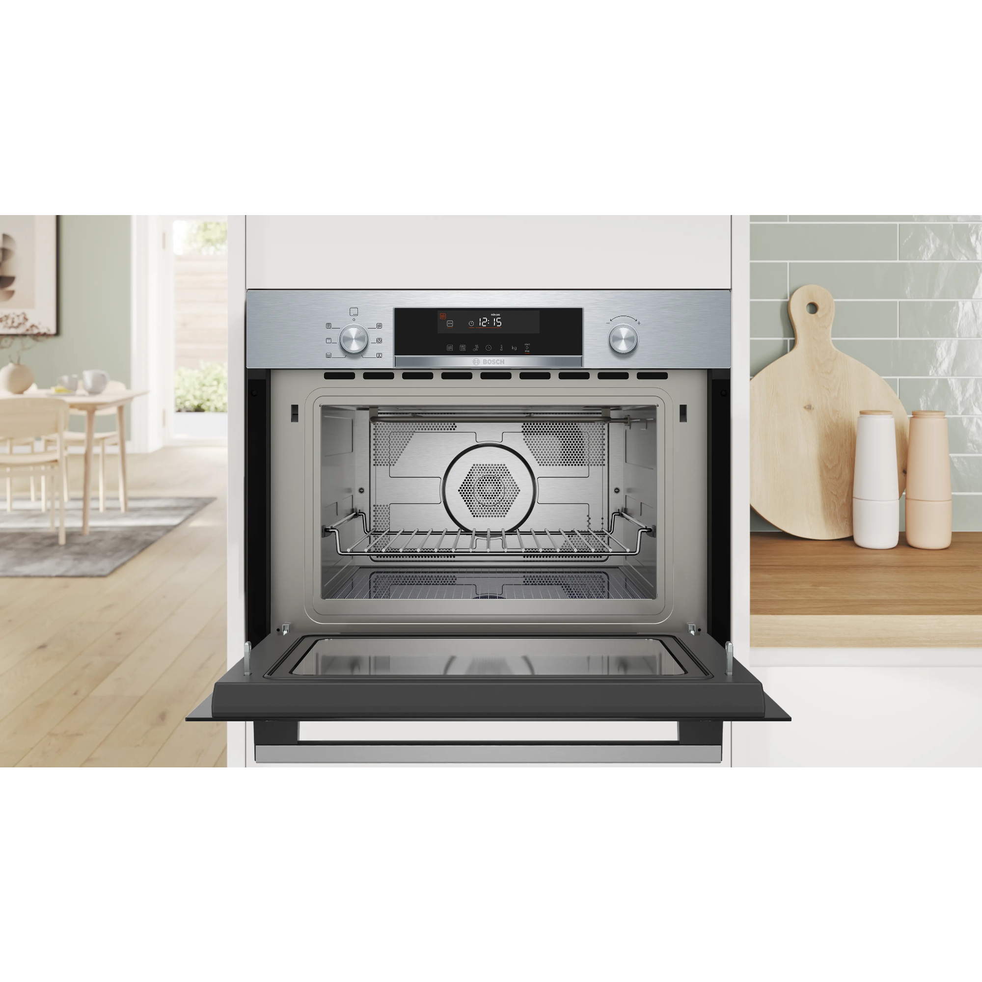 Микроволновая печь встраиваемая Bosch CMA585GS1, нержавеющая сталь в TehnoAdept