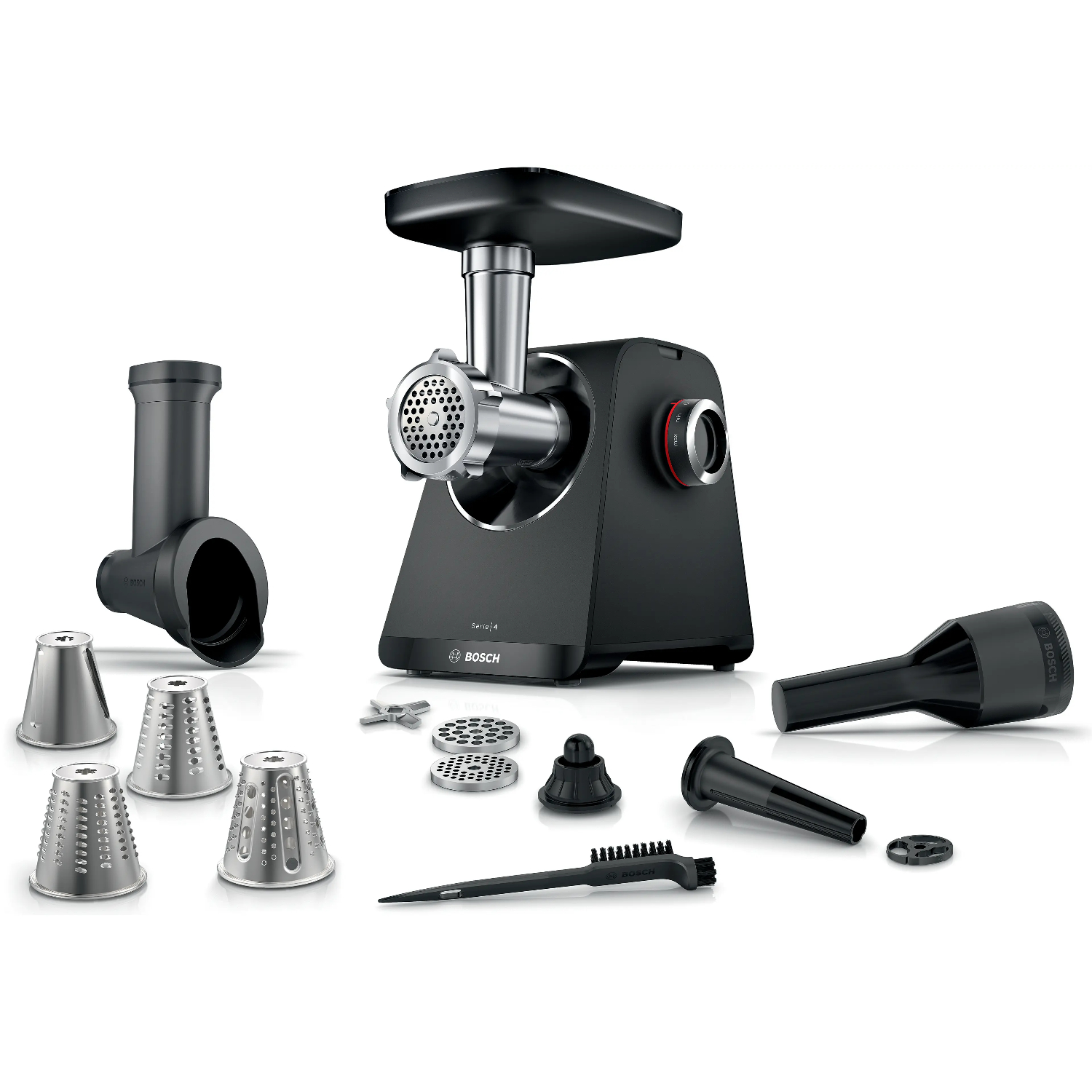Мясорубка электрическая Bosch MFWS440B, черный в TehnoAdept
