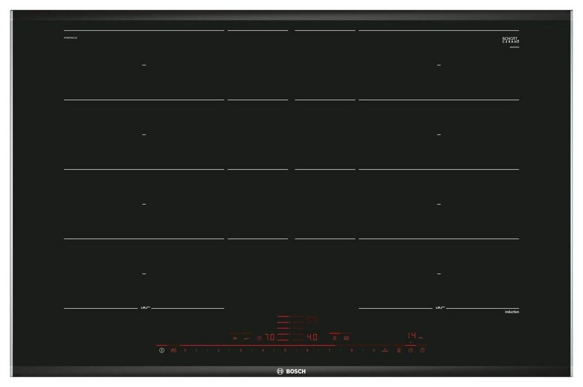 Варочная панель индукционная Bosch PXY875DC1E, черный в TehnoAdept