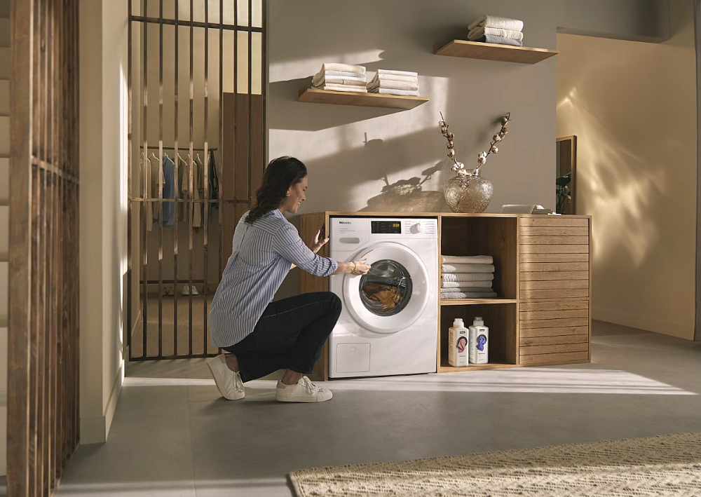 Стиральная машина Miele WSA123 WCS 8kg Active LOWE Lotus White, белый лотос в TehnoAdept