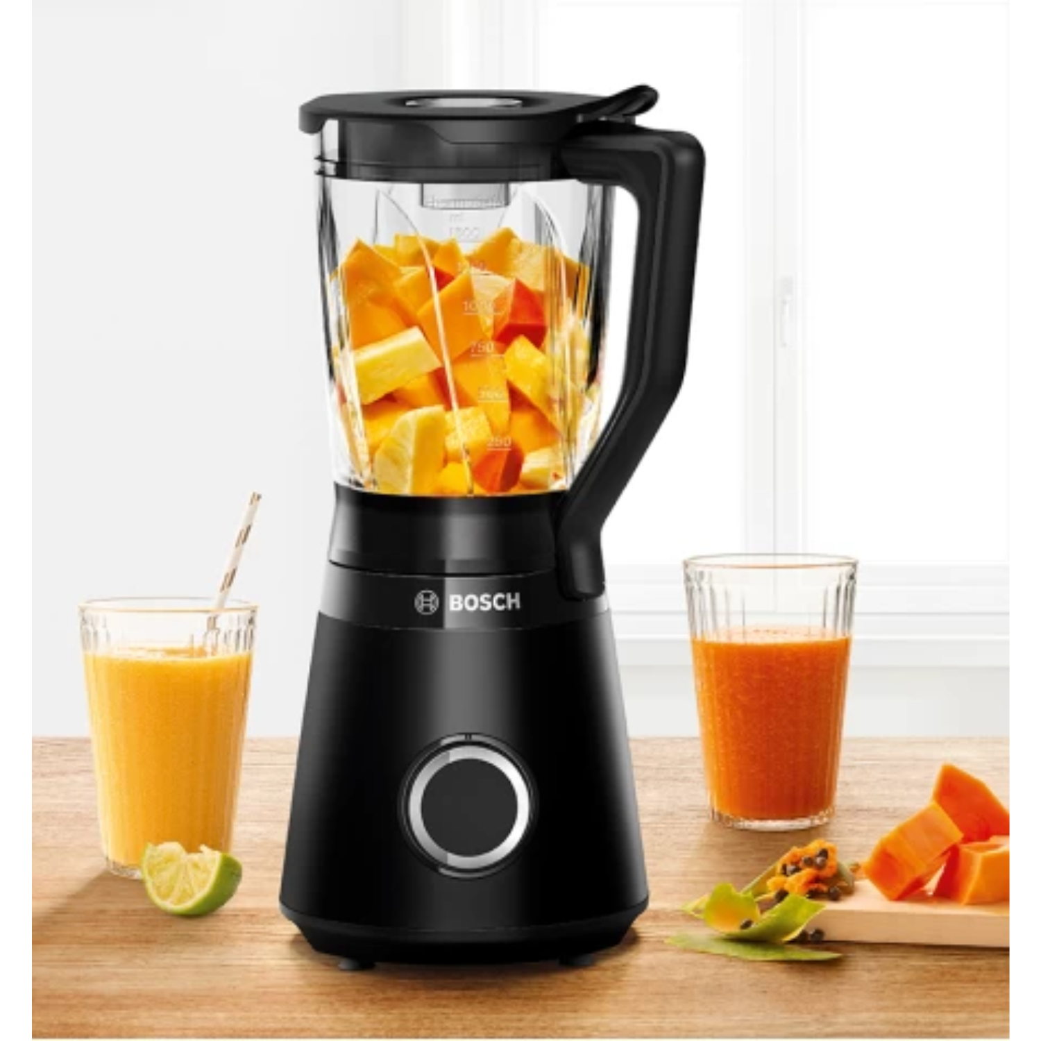 Блендер стационарный Bosch MMB6176B, черный в TehnoAdept