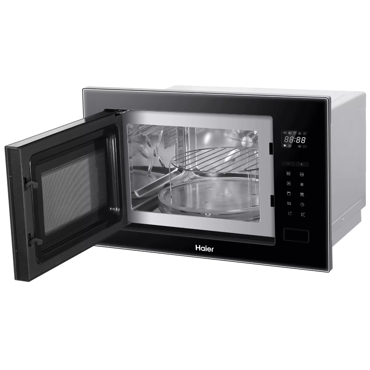 Микроволновая печь встраиваемая Haier HMX-BTG259B, черный в TehnoAdept
