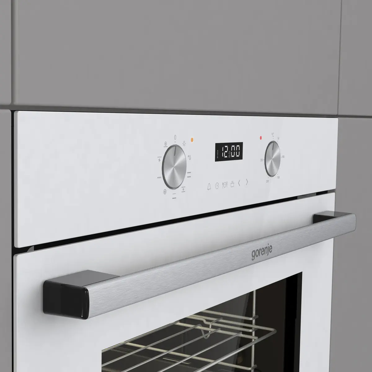 Духовой шкаф электрический Gorenje BO6737E03AWGN, белый в TehnoAdept
